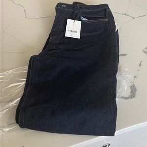 Reformation Cynthia High Rise Straight Long Jeans Blue - Size 31